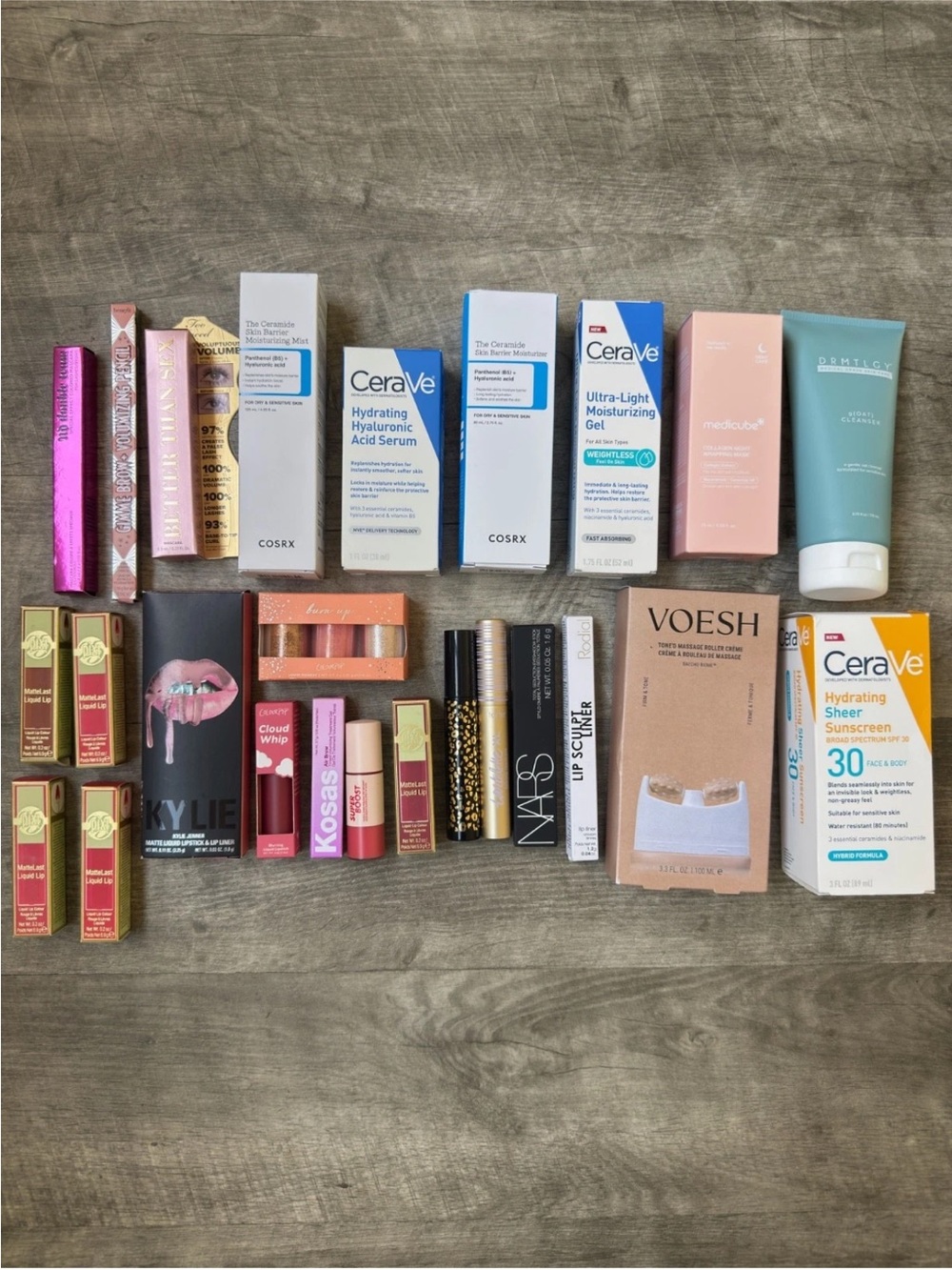 Luxury Beauty  25 High End/Viral Skincare /Makeup BRAND NEW! TARTE ! kosas!